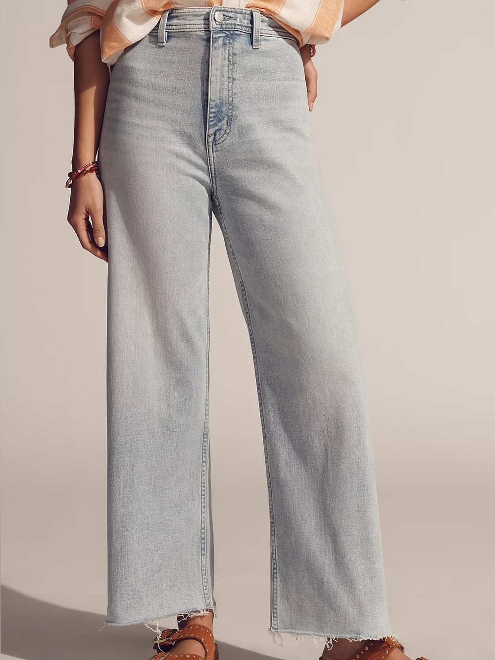 Pistola Penny High-Rise Crop Wide-Leg Jeans